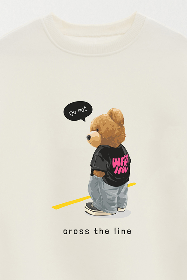 BUZO TEDDY DONT CROSS THE LINE