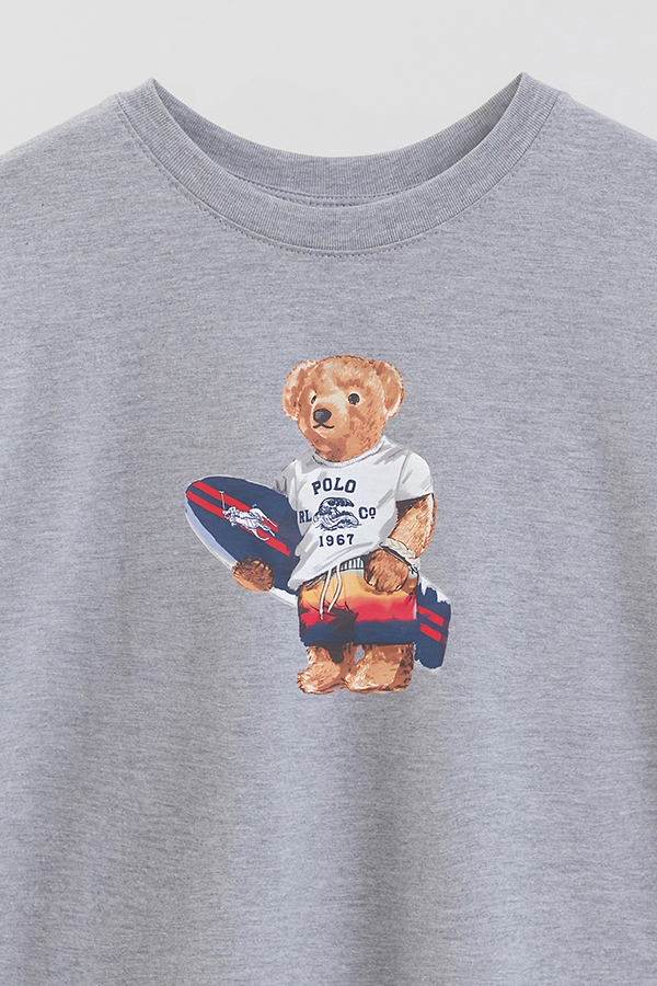 REMERA OVER ESTAMPADA UNISEX BEAR SURFER 2