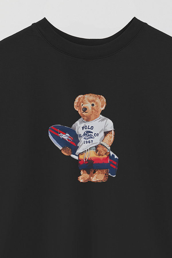 REMERA OVER ESTAMPADA UNISEX BEAR SURFER 2