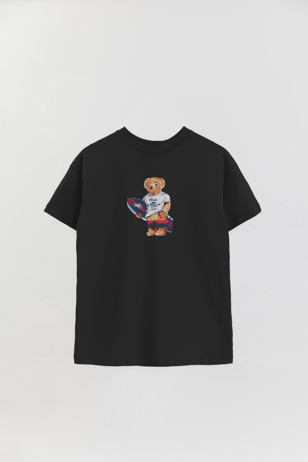 REMERA OVER ESTAMPADA UNISEX BEAR SURFER 2