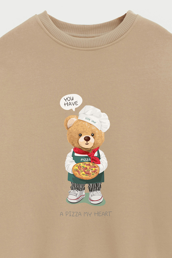 BUZO TEDDY A PIZZA MY HEART