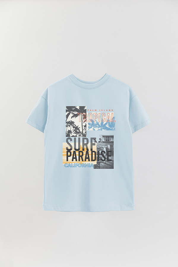 REMERA OVER ESTAMPADA PH TROPICAL