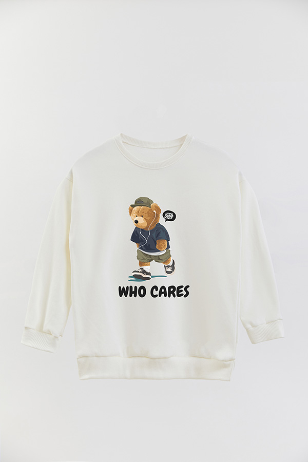 BUZO RUSTICO KIDS TEDDY WHO CARES