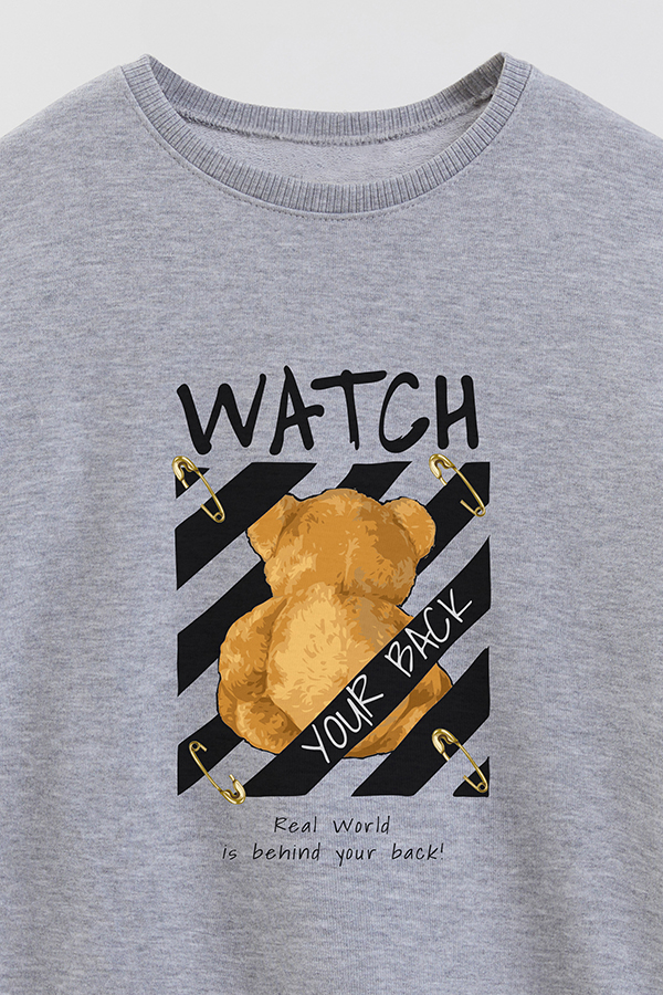 BUZO RUSTICO KIDS TEDDY WATCH YOUR BACK 2