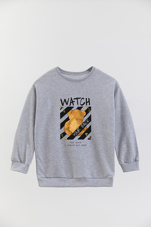 BUZO RUSTICO KIDS TEDDY WATCH YOUR BACK 2