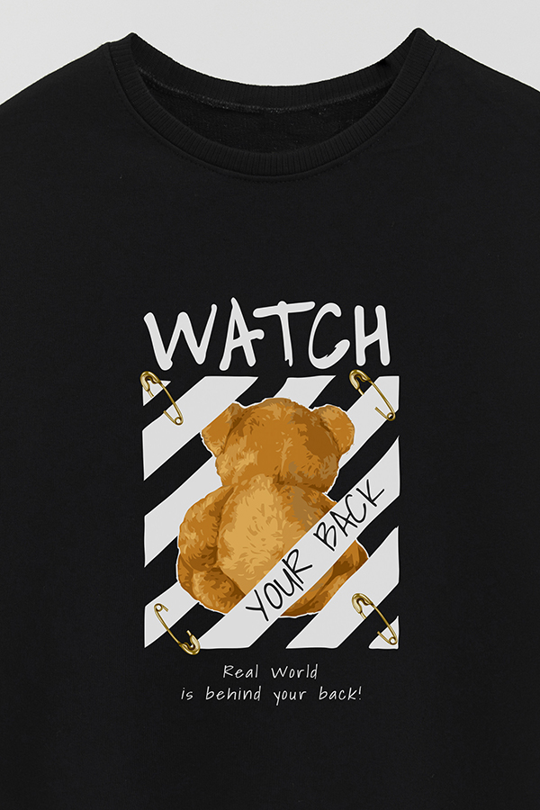 BUZO RUSTICO KIDS TEDDY WATCH YOUR BACK 2