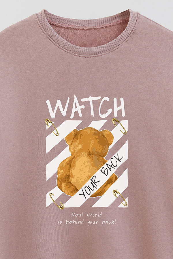 BUZO RUSTICO KIDS TEDDY WATCH YOUR BACK 2