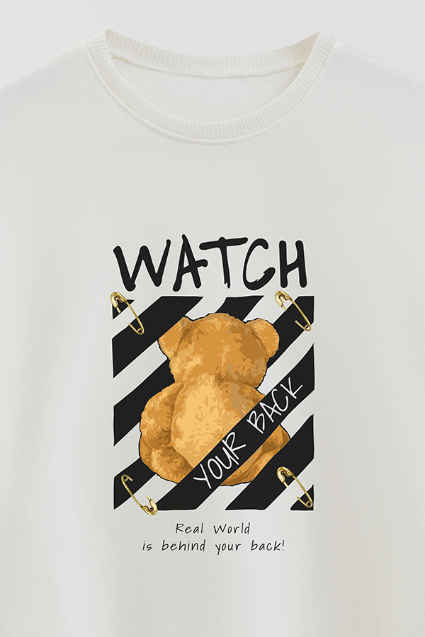 BUZO RUSTICO KIDS TEDDY WATCH YOUR BACK 2
