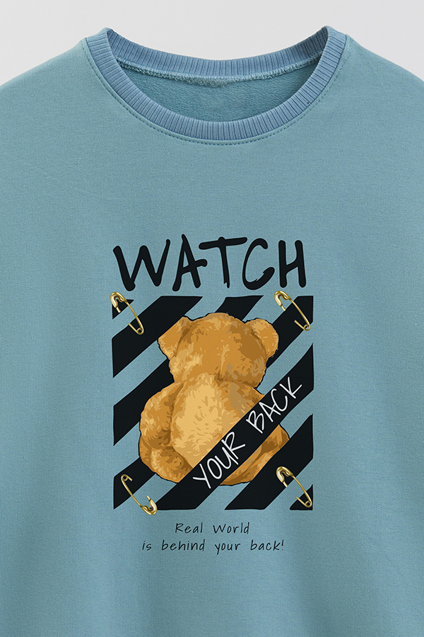 BUZO RUSTICO KIDS TEDDY WATCH YOUR BACK 2