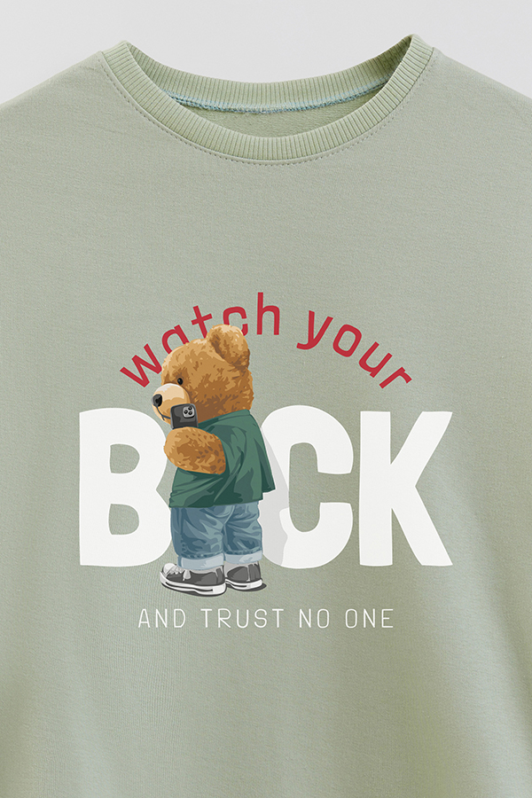 BUZO RUSTICO KIDS TEDDY WATCH YOUR BACK