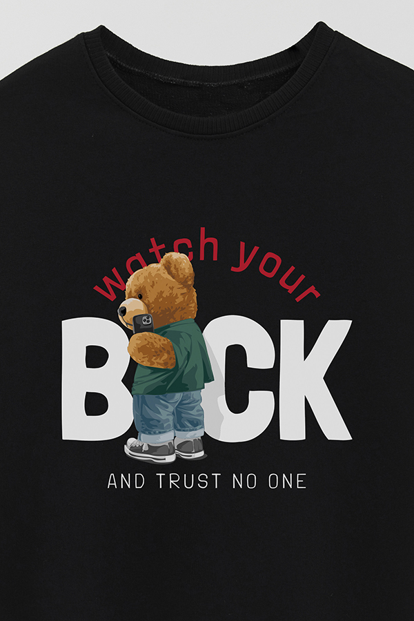 BUZO RUSTICO KIDS TEDDY WATCH YOUR BACK