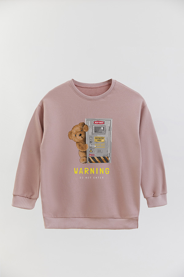 BUZO RUSTICO KIDS TEDDY WARNING