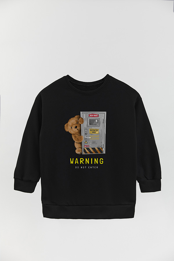 BUZO RUSTICO KIDS TEDDY WARNING