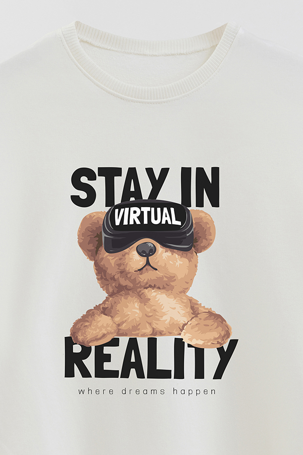 BUZO RUSTICO KIDS TEDDY VIRTUAL REALITY
