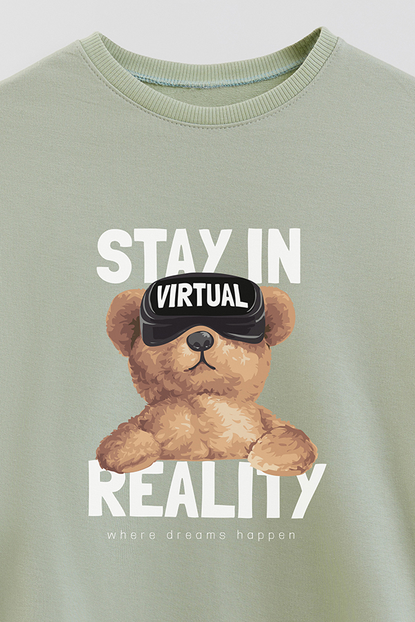 BUZO RUSTICO KIDS TEDDY VIRTUAL REALITY
