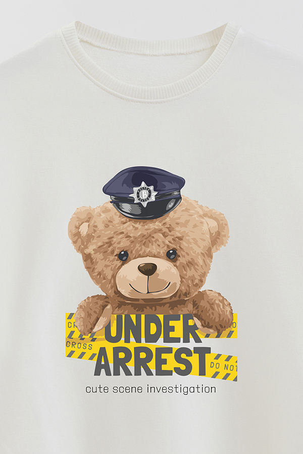 BUZO RUSTICO KIDS TEDDY UNDER ARREST