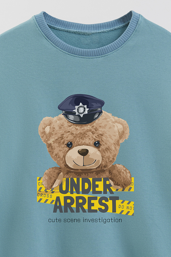 BUZO RUSTICO KIDS TEDDY UNDER ARREST