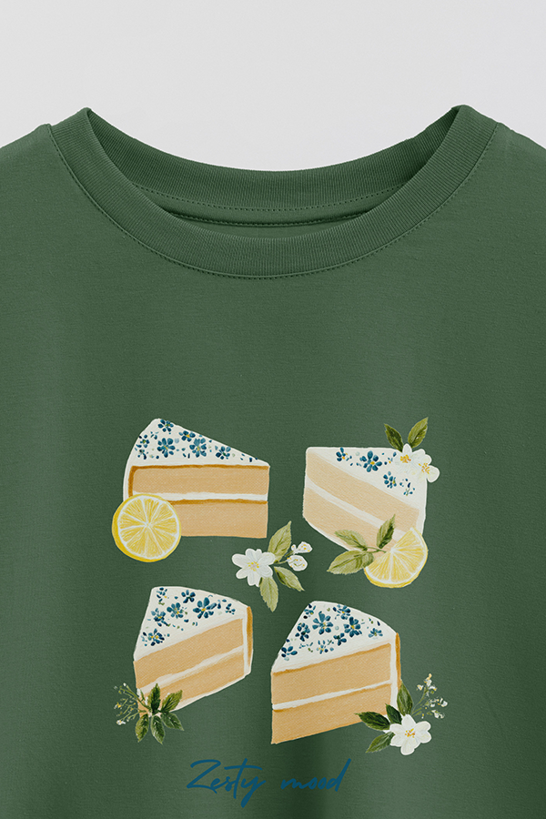REMERA CROP ESTAMPADA COASTAL ZESTY MOOD