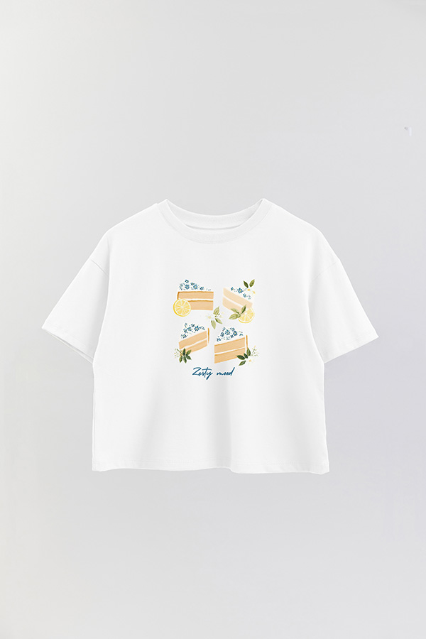 REMERA CROP ESTAMPADA COASTAL ZESTY MOOD