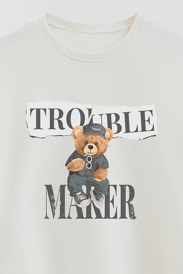 BUZO RUSTICO KIDS TEDDY TROUBLE MAKER
