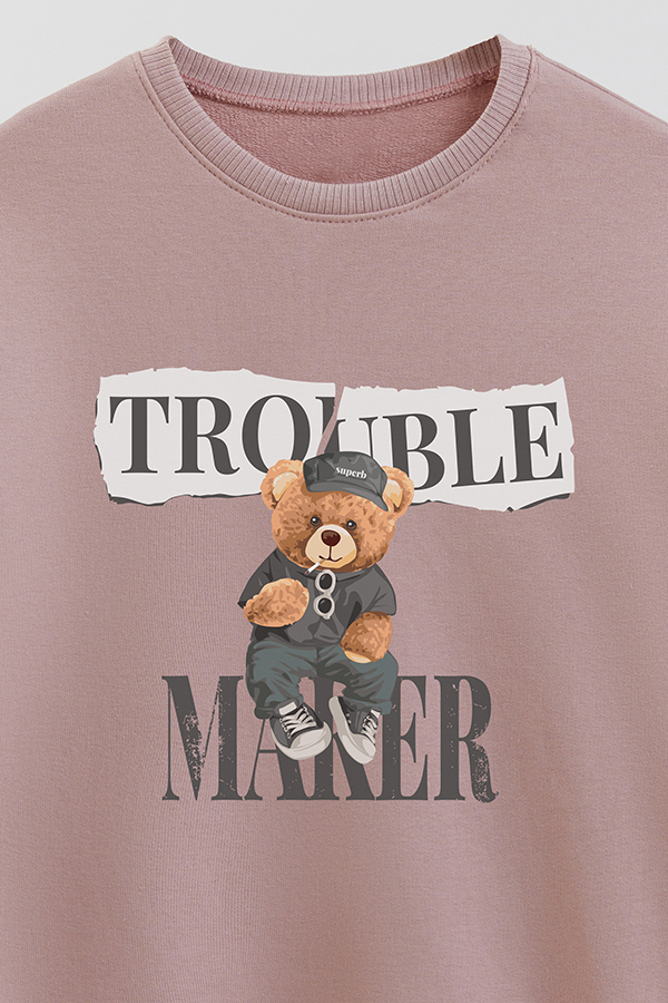 BUZO RUSTICO KIDS TEDDY TROUBLE MAKER