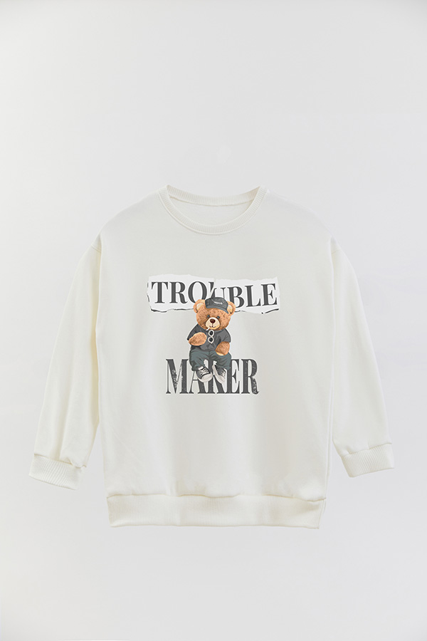 BUZO RUSTICO KIDS TEDDY TROUBLE MAKER
