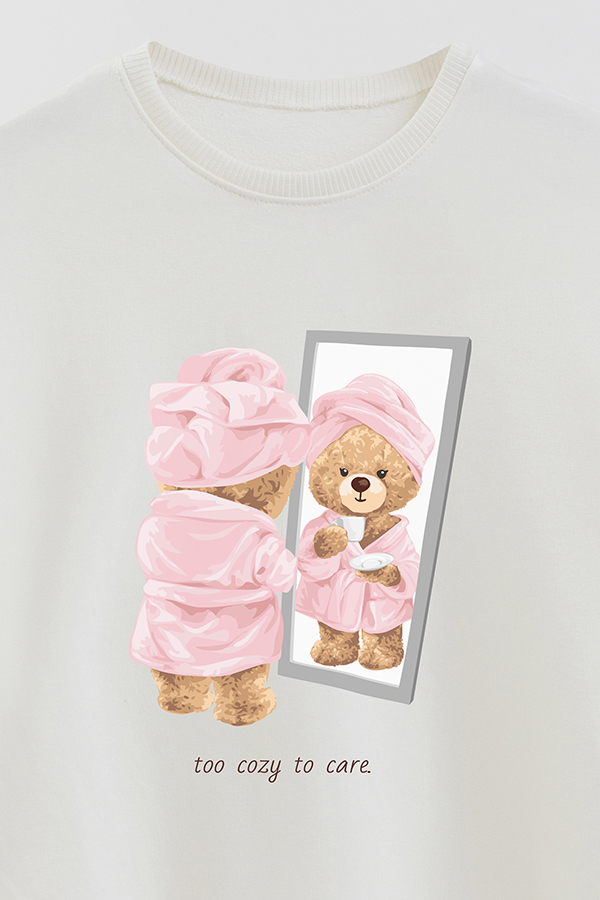 BUZO RUSTICO KIDS TEDDY TOO COZY TO CARE