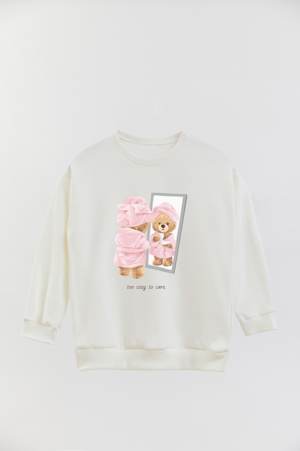 BUZO RUSTICO KIDS TEDDY TOO COZY TO CARE