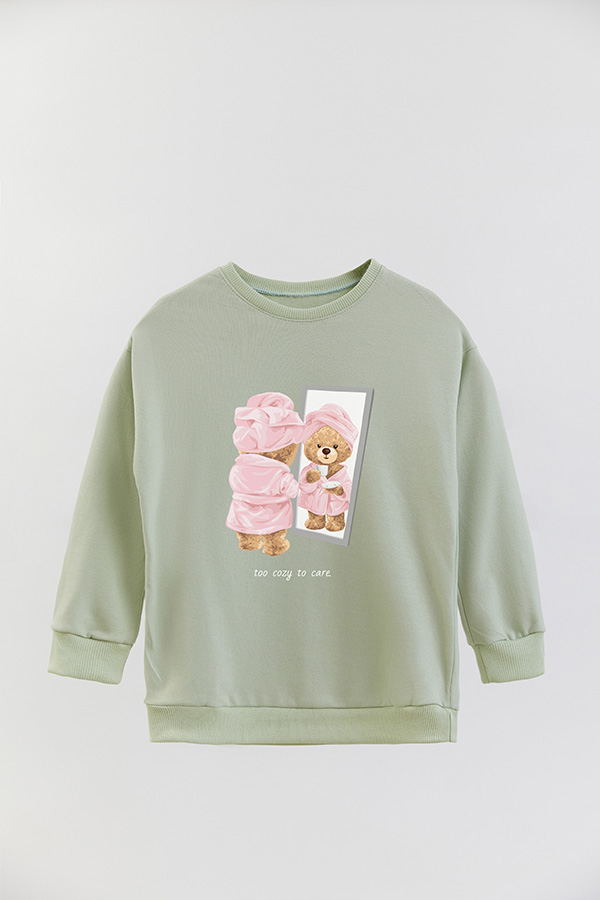BUZO RUSTICO KIDS TEDDY TOO COZY TO CARE