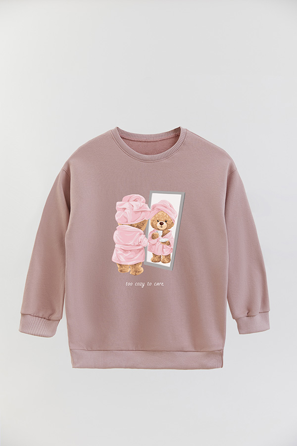 BUZO RUSTICO KIDS TEDDY TOO COZY TO CARE