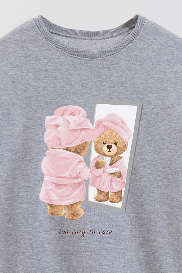 BUZO RUSTICO KIDS TEDDY TOO COZY TO CARE