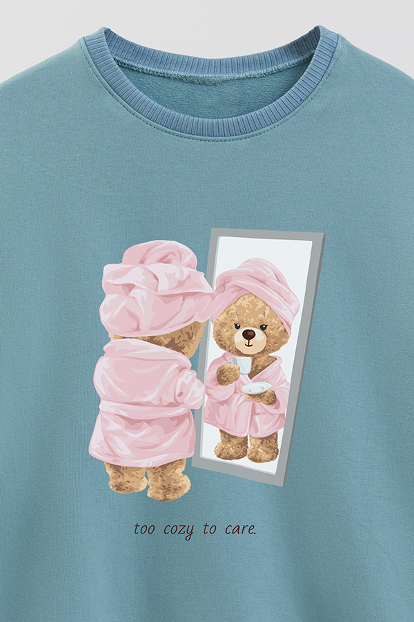 BUZO RUSTICO KIDS TEDDY TOO COZY TO CARE
