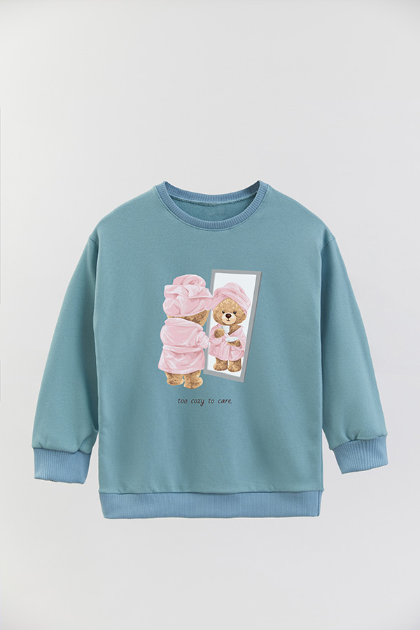 BUZO RUSTICO KIDS TEDDY TOO COZY TO CARE