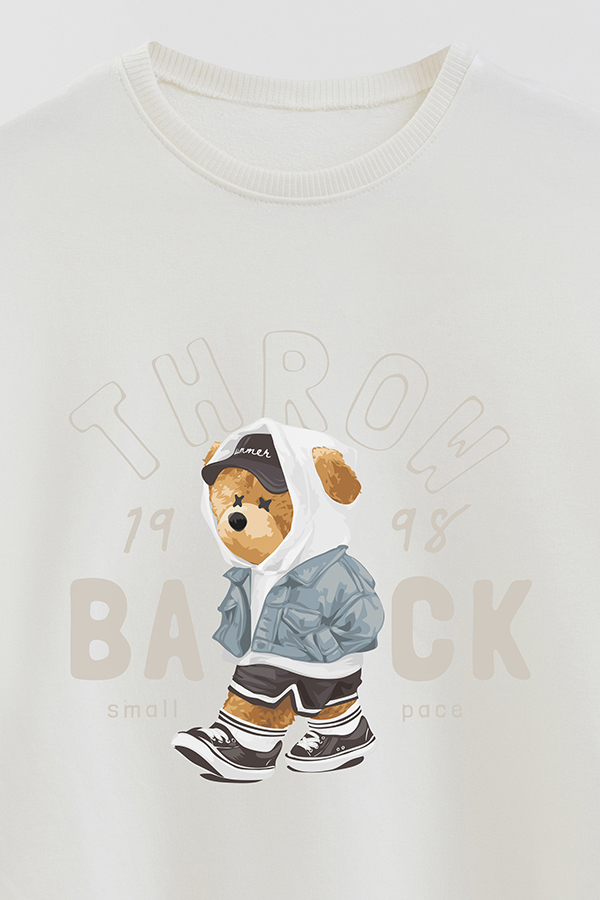 BUZO RUSTICO KIDS TEDDY THROW BACK