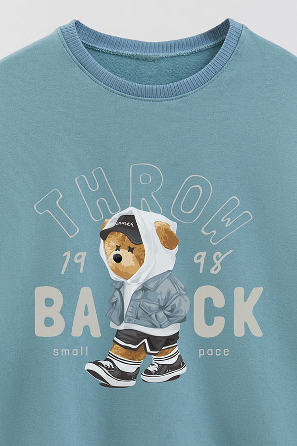 BUZO RUSTICO KIDS TEDDY THROW BACK