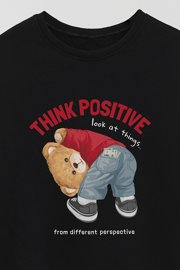 BUZO RUSTICO KIDS TEDDY THINK POSITIVE