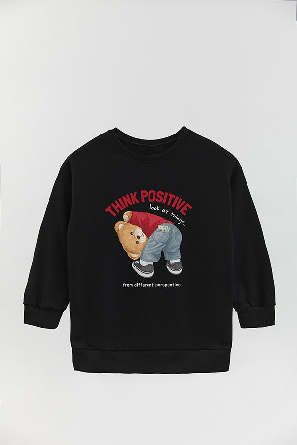 BUZO RUSTICO KIDS TEDDY THINK POSITIVE