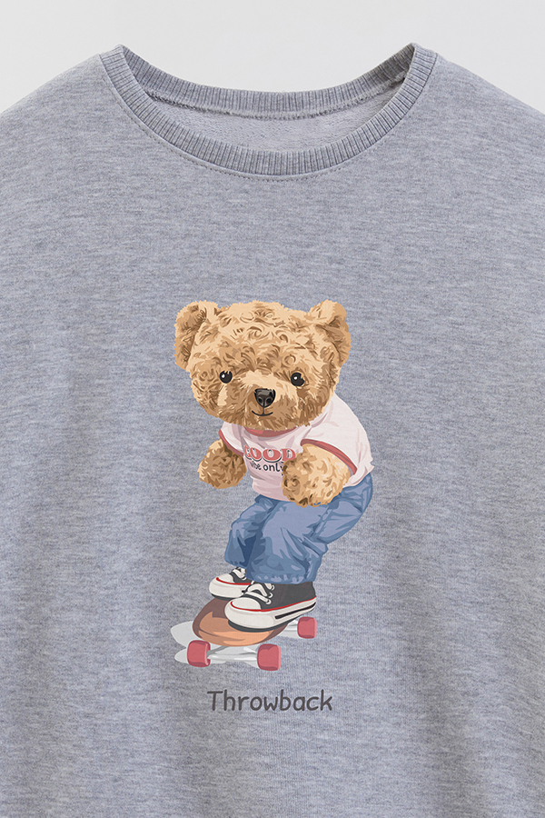 BUZO RUSTICO KIDS TEDDY THROWBACK
