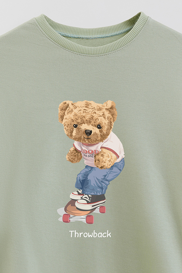 BUZO RUSTICO KIDS TEDDY THROWBACK