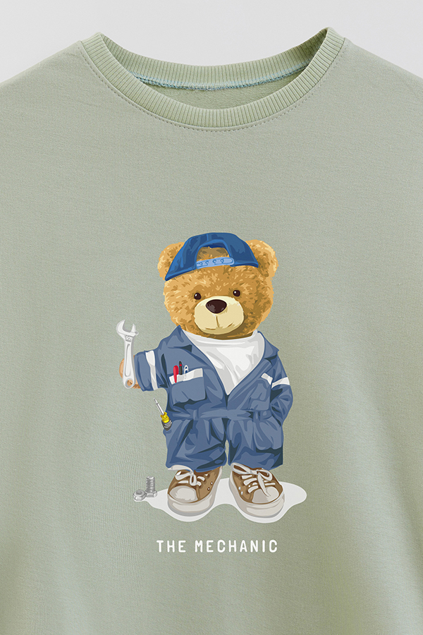 BUZO RUSTICO KIDS TEDDY THE MECHANIC