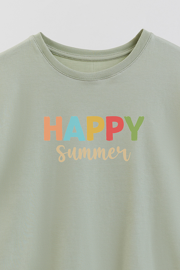 REMERA BOY OVER BEACH HAPPY SUMMER