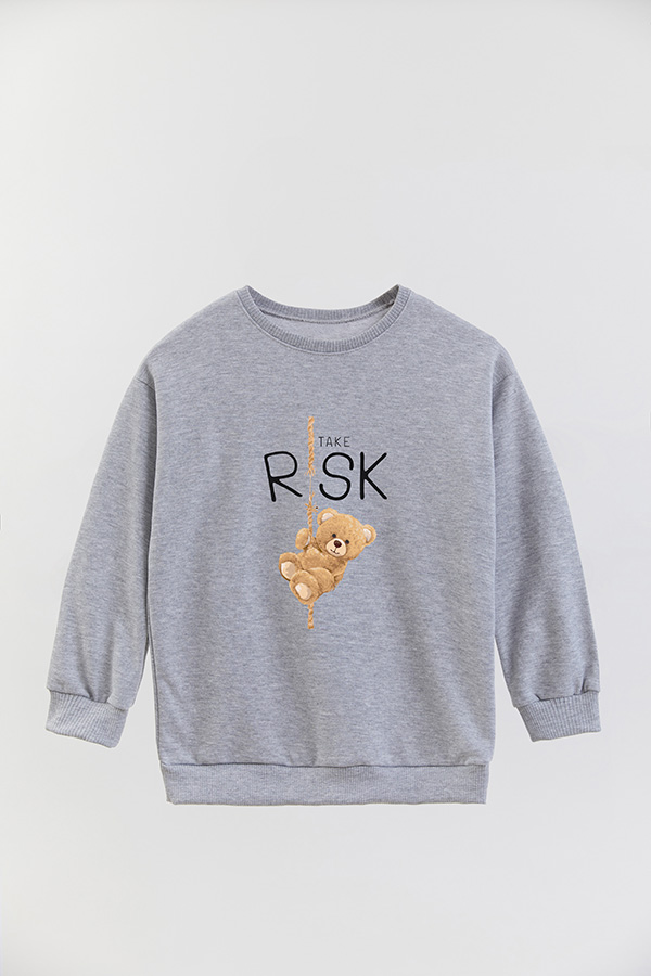 BUZO RUSTICO KIDS TEDDY TAKE RISK