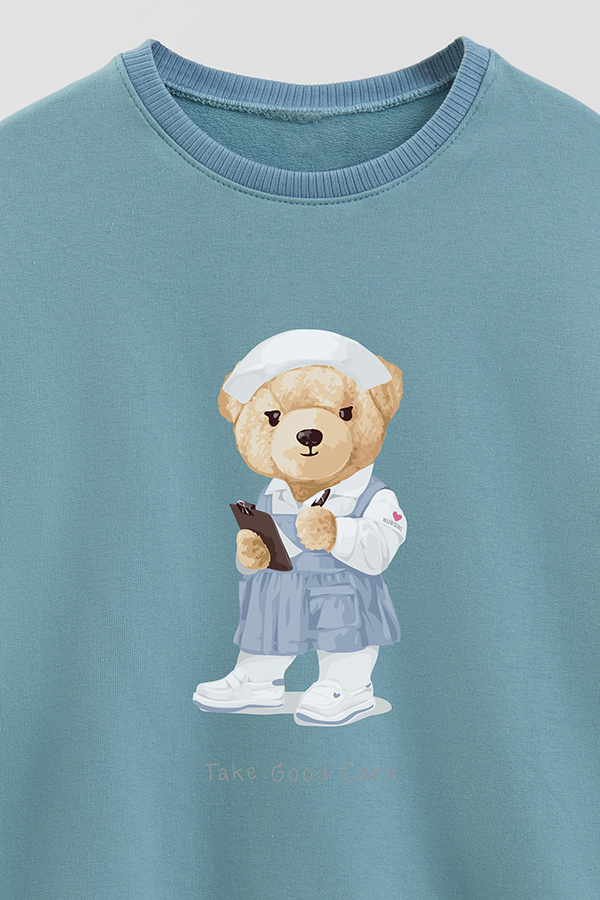 BUZO RUSTICO KIDS TEDDY TAKE GOOD CARE