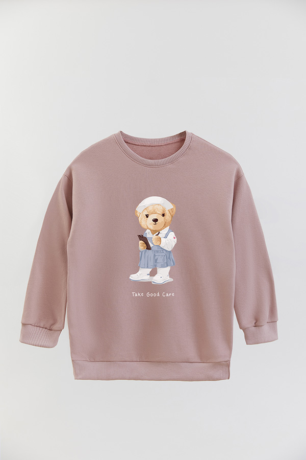 BUZO RUSTICO KIDS TEDDY TAKE GOOD CARE