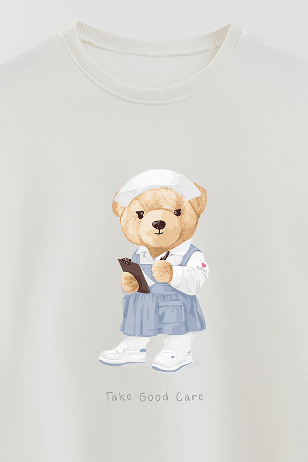 BUZO RUSTICO KIDS TEDDY TAKE GOOD CARE