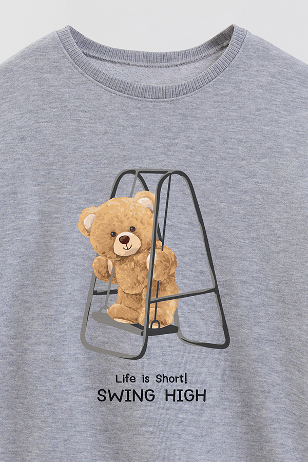 BUZO RUSTICO KIDS TEDDY SWING HIGH