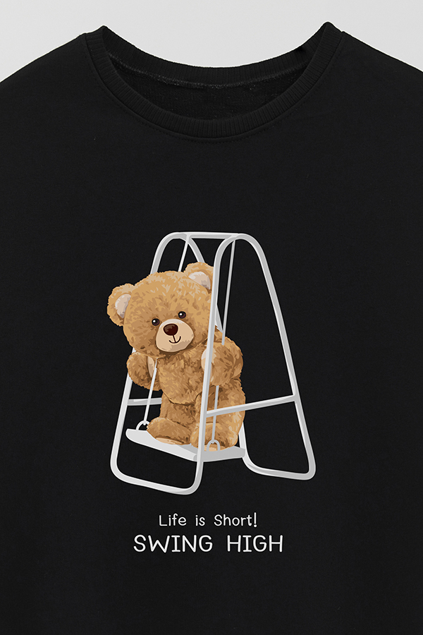 BUZO RUSTICO KIDS TEDDY SWING HIGH