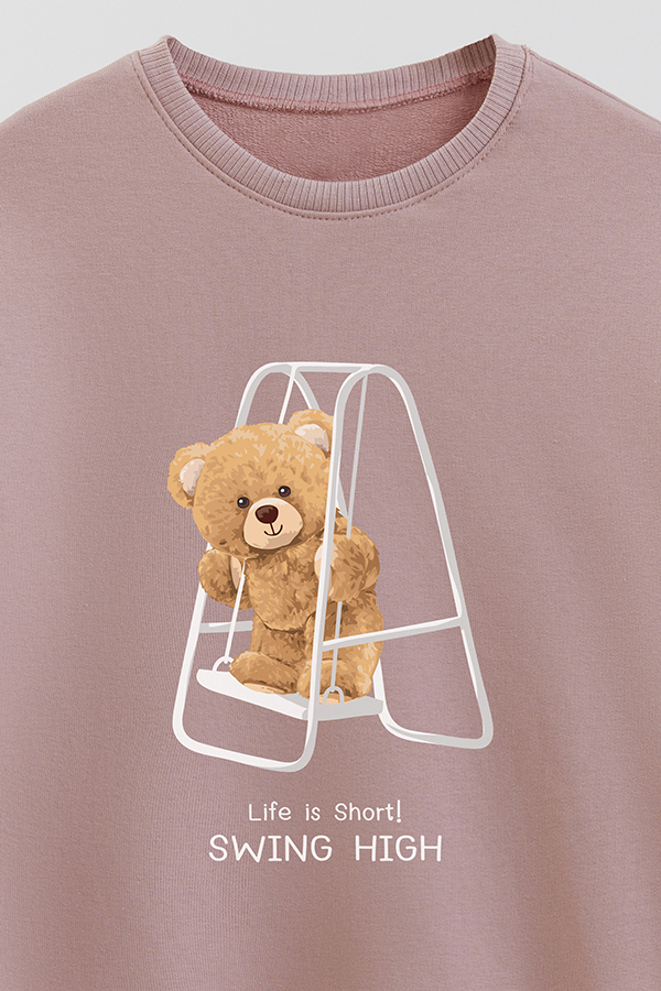 BUZO RUSTICO KIDS TEDDY SWING HIGH
