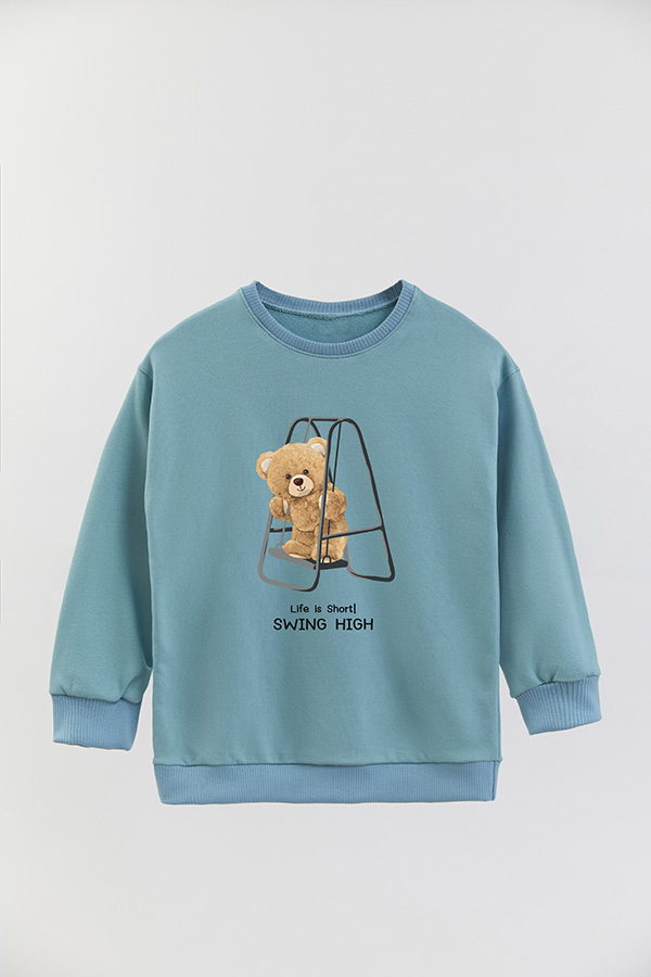 BUZO RUSTICO KIDS TEDDY SWING HIGH