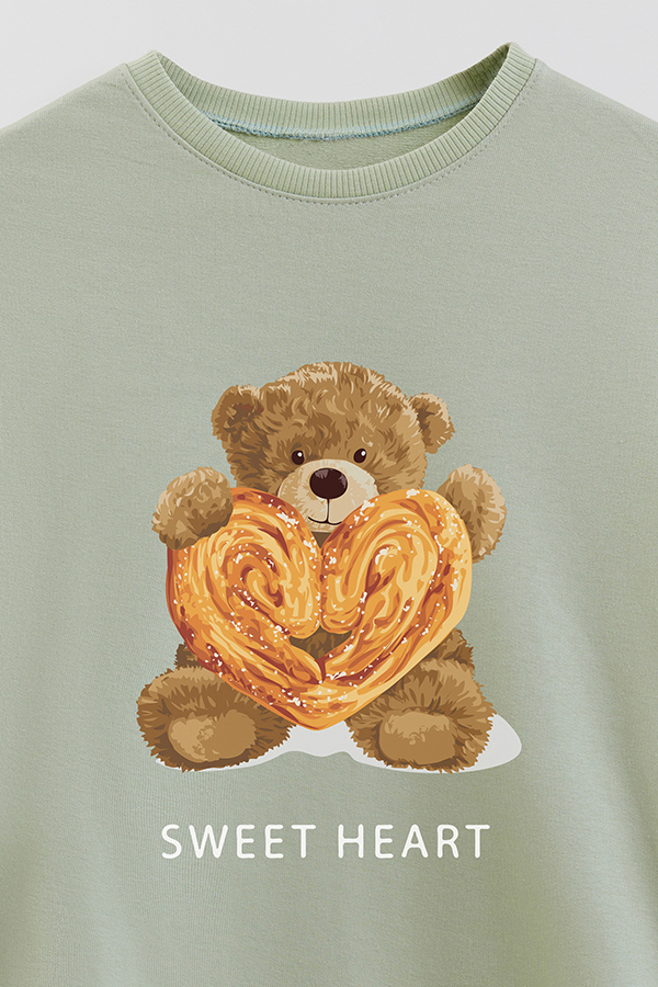 BUZO RUSTICO KIDS TEDDY SWEET HEART